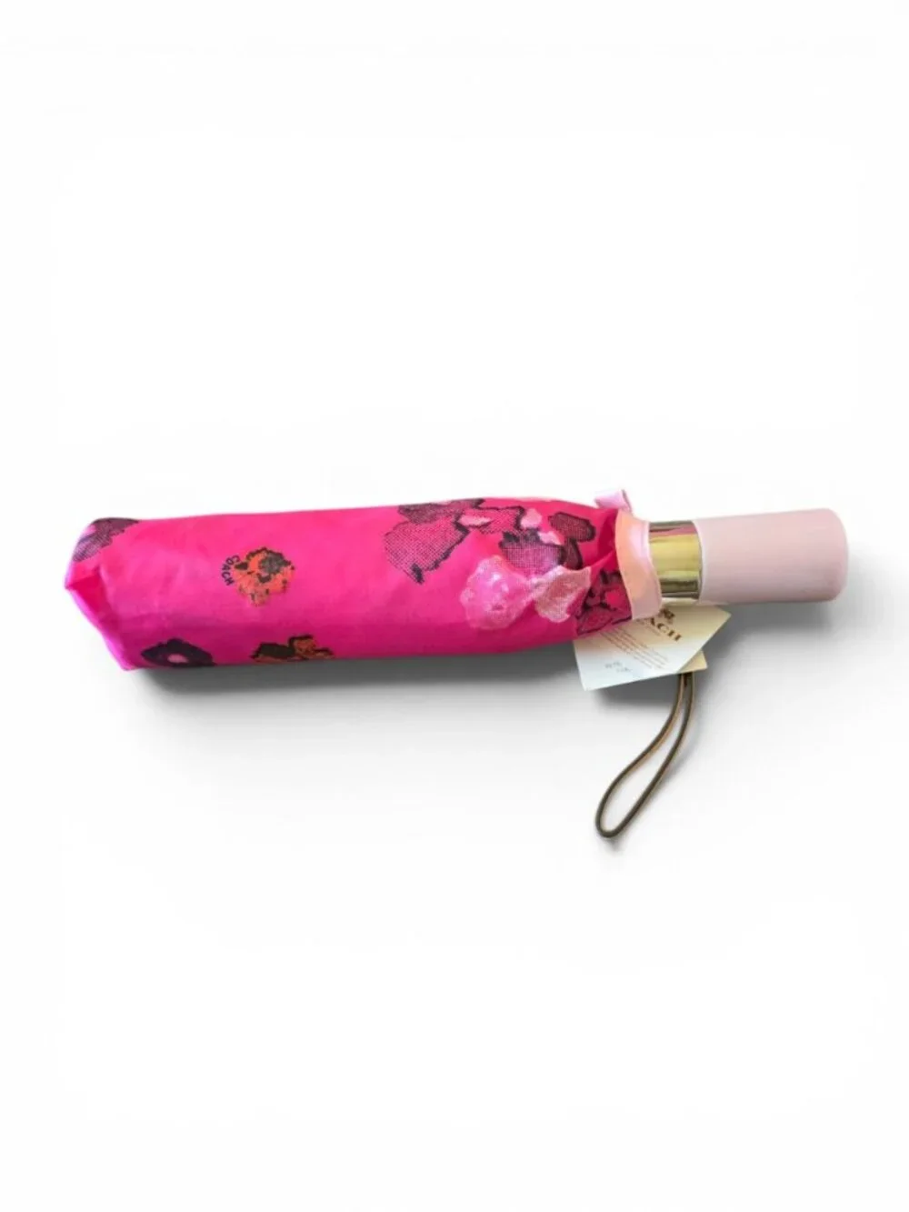 Coach Pink Floral Tote Wallet Umbrella 3-Piece Set NWT Rare Matching Set